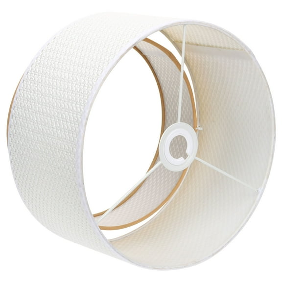 OATIPHO Layered White Floor Lamp Shade Elegant Fabric Cover for Living Room Or Restaurant