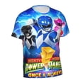 thumbnail image 4 of Power Rangers T Shirt 3d Printed Crewneck Graphic Short Sleeve Tees For Mens, 4 of 6