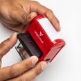 thumbnail image 4 of Credit Self Inking Rubber Stamp (Red Ink) - X-Large, 4 of 4