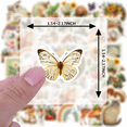 thumbnail image 5 of Vintage Books Animal Stickers Nature Butterfly Stickers for Luggage Laptop Notebook, 5 of 9