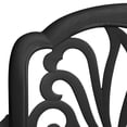 thumbnail image 5 of vidaXL 5 Piece Bistro Set Cast Aluminium Black, 5 of 5