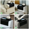 Cabilock Sofa Armrest Tray Mini Table Couch Tray Foldable Snacks Tray