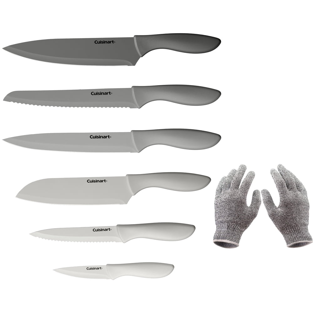 Cuisinart Advantage 12-Piece Gray Knife Set and Blade Guards C55