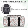 thumbnail image 7 of ZIATUBLE Sewing Machine Pattern Portable Padded Storage Sewing Tools Carrier Supply Organizer for Accessories Large Capacity Sewing Machine Cases Compatible with Most Sewing Machines, 7 of 7