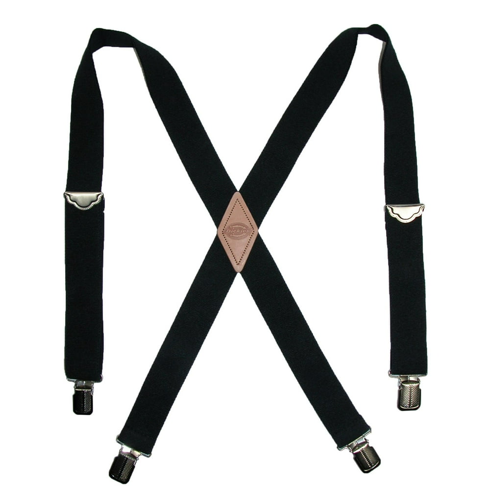 Dickies 11/2 Solid Straight Clip Suspender