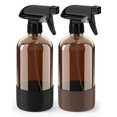 thumbnail image 1 of Botella de aerosol Bontip Glass Amber de 500 ml con funda de silicona, 1 of 7