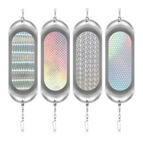 4Pcs Fishing Bait Lure Diving Board Swivel  Planer Board Kokanee Dodger Fishing Flashers Fishing Trolling Tackle