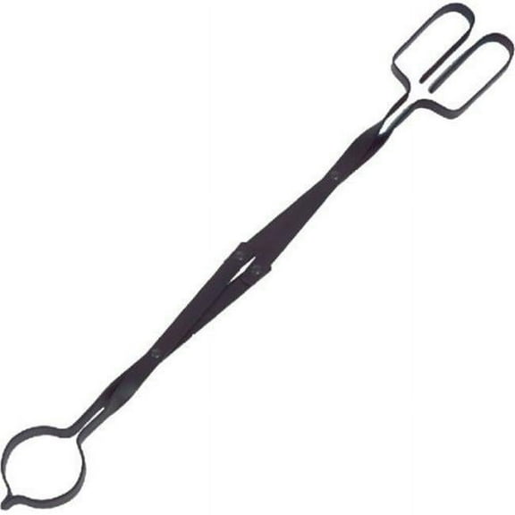 Individual Hearth & Fire Pit Tool - Scissor Tong, Black