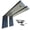 Black - 12" x 6" x 2 1/2" - 2 Pack, variant on Heavy Duty L Brackets For Shelves Countertop Wall Shmetal Iron - Black 12" X 6" 2.5" 2 Pack Supports 300 Lbs Per Set Mounted Granite Wood Concrete