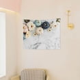 thumbnail image 4 of Bingfone Pumpkin And White Marble Tapestry Wall Hanging Decor For Living Room Bedroom Dorm Classroom Office Decor 29x37 Inch, 4 of 9