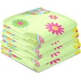 thumbnail image 4 of Floral Easter Eggs Dish Towels for Kitchen Soft Tea Towel Set of 4 Absorbent Dishcloths Hand Towels for Drying Dish Cloths 28" x 18" Washcloth Gift, 4 of 7