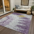 thumbnail image 6 of Addison Rugs Chantille Indoor/Outdoor Transitional Spiral Purple Washable Rectangle Rug, 3' x 5', 6 of 6