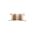 thumbnail image 2 of Funda de Almohada con Borlas Decorativas - Funda de Cojín de Sofá Bordada y Suave para Sofá o Cama, Cubierta de Cojín Blanca con Cremallera Oculta, 12x20 pulgadas (30x50 cm), Paquete de 1, 2 of 6