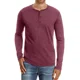 thumbnail image 1 of Playera Casual Manga Larga Cuello Henley Algodón Para Hombre, 1 of 5