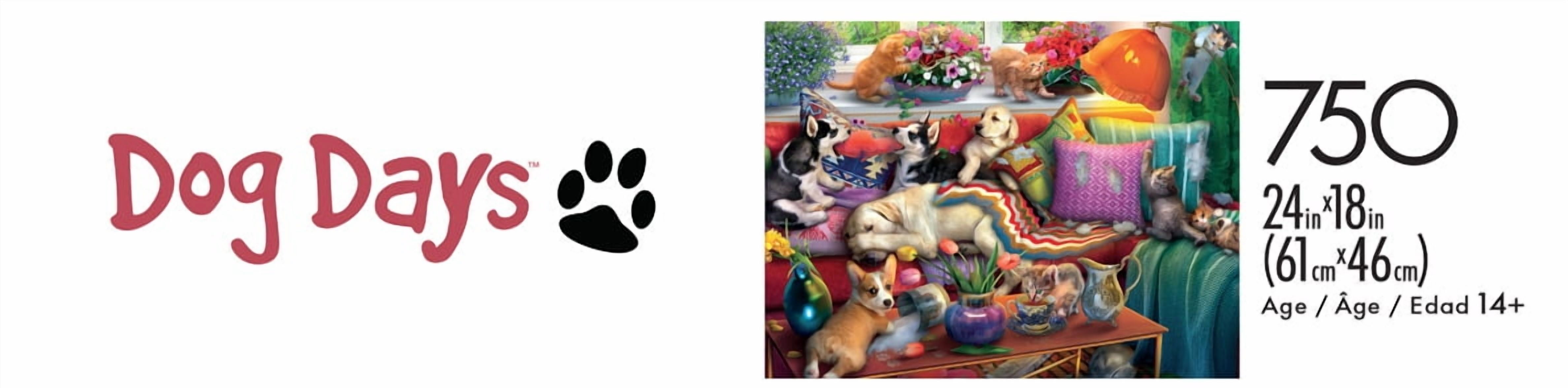 Buffalo Games Eduard Naughty Pets 750 Piece Jigsaw Puzzle for Adults Challenging Puzzle Perfect for Game Nights - Finished Puzzle Size is 24 x 18