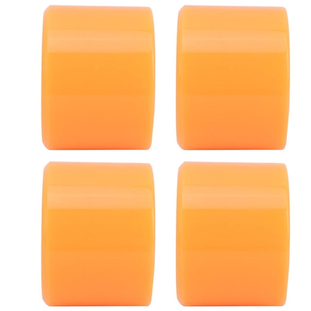 Roue de Planche à Roulettes Professionnelle Robuste et Durable 4 Pcs/Ensemble, Roue Élastique Haute, Pièces Compactes et Délicates pour la Plupart des Skateboards Bleu, Orange, Blanc