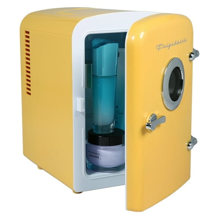 Frigidaire - 6 Can Mini Fridge / Bluetooth Speaker - Yellow