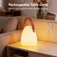 thumbnail image 2 of Waterproof Shower Lamp, Rechargeable Bathroom Lamp with 16 Color Changeable, LED Table Lamp with Touch&Remote Control, Cordless Light for Indoor/Outdoor, Hanging Light for Inside Shower Patio Camping, 2 of 8