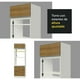 thumbnail image 2 of Cocina Integral Completa Madesa 330cm Roma 01 -Blanco/Rústico, 2 of 7