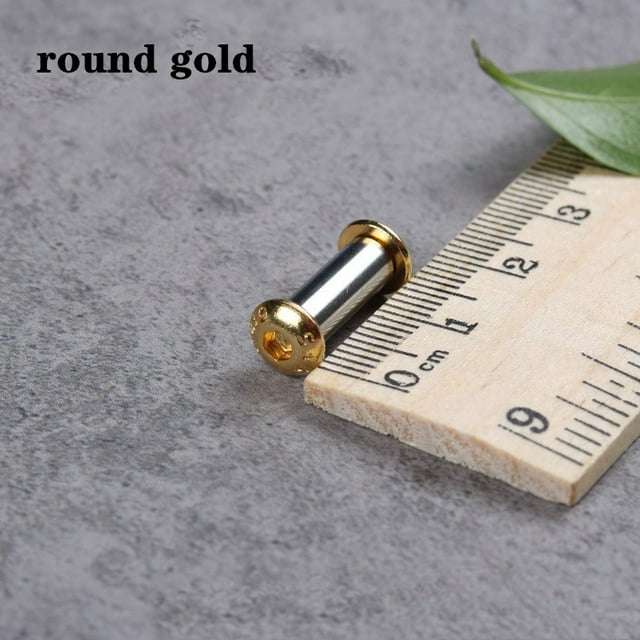 Outils de bricolage, couteaux de haute qualité, Rivet à vis, Outils de bricolage, matériel, poignée de couteau, plaque de fixation, traitement de vis, offre spéciale, 2 Pcs