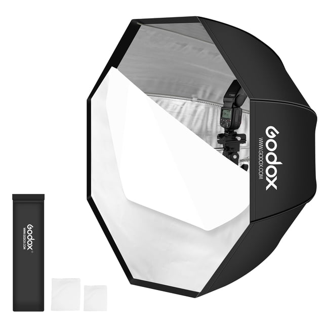 Softbox Godox portátil octágono de 95 cm con bolsa de transporte