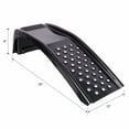 thumbnail image 2 of Heavy Duty Solid Steel Car Ramps, 8000 LBS Capacity Vehicle Maintenance Ramps for Cars, SUVs & Light Trucks, Non-Slip Steel Oil Change Ramps, Pack of 2,Black, 2 of 4