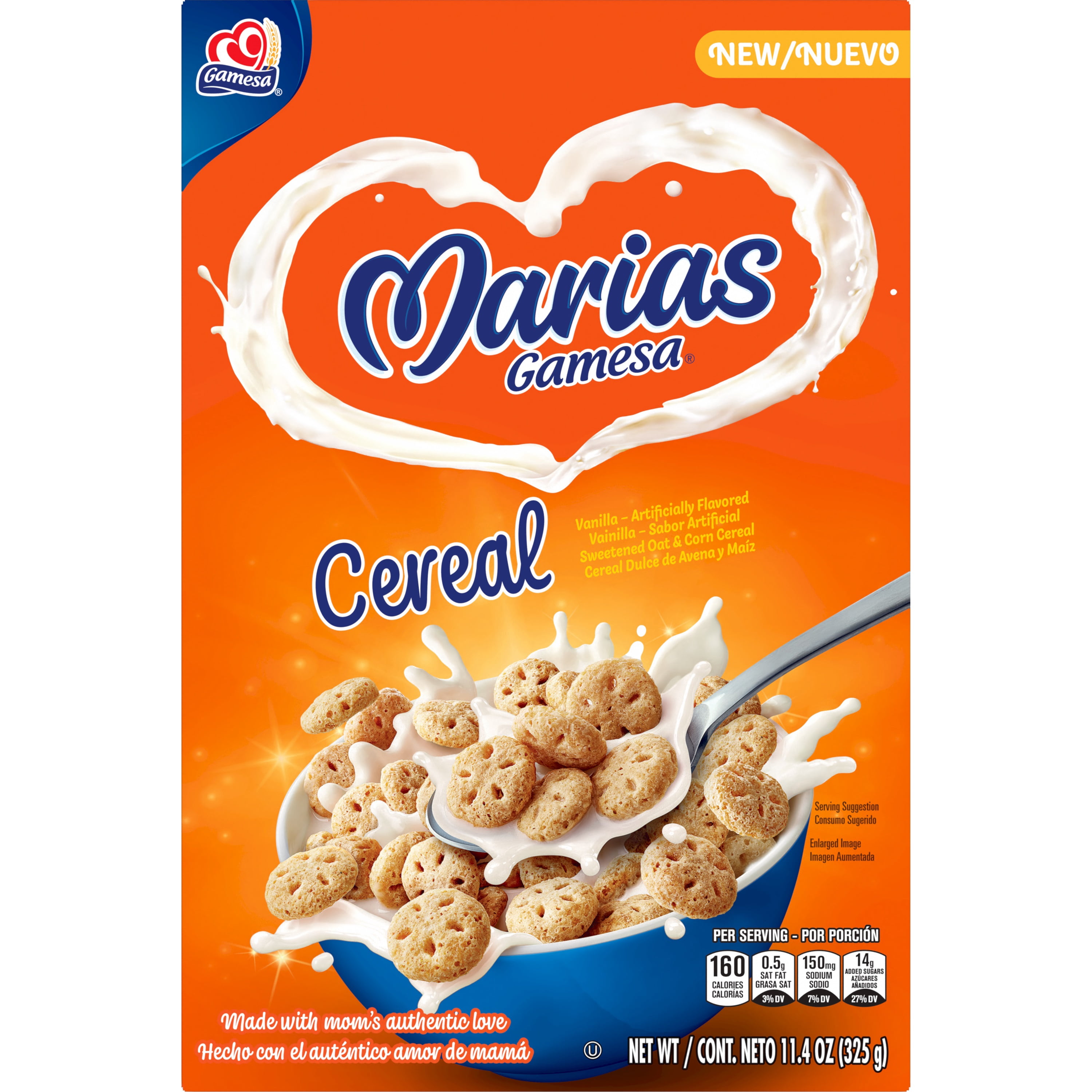 Gamesa Marias Vanilla Artificially Flavored Cereal, 11.4 oz
