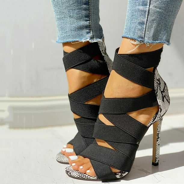 Peep store toe stilettos