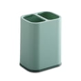 thumbnail image 1 of Inteprter Caja de soporte de almacenamiento de palillos, rejillas dobles, tenedor, cucharas, organizador de vajilla de encimera, estante de drenaje Simple Organizadores de utensilios de cocina Verde Inteprter HA012090-04, 1 of 6