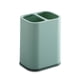 thumbnail image 2 of Cateissary Caja de soporte de almacenamiento de palillos, rejillas dobles, tenedor, cucharas, organizador de vajilla de encimera, estante de drenaje Simple Organizadores de utensilios de cocina Verde Cateissary HA012090-04, 2 of 6