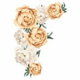thumbnail image 2 of pdqouc Clearance Four Color Peony Flowers Wall Stickers Peony Floral Plants Butterfly Peel and Stick Wall Art Decals for Girls Bedroom Living Room TV Wall, 2 of 9