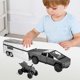 thumbnail image 4 of 1/32 camioneta remolque RV modelo coche de juguete con sonido y luz regalo para niños (negro), 4 of 9