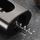 thumbnail image 3 of Wine Opener, Zinc Alloy Premium Wing Corkscrew Wine Bottle Opener with Multifunctional Bottles Opener-A, 3 of 5