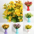 thumbnail image 5 of SPRING PARK 1 Bouquet 28 Heads Artificial Fake Silk Flower Oil Painting Style Home Decor Bouquet, 5 of 7