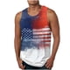 thumbnail image 1 of Hombres Moda Casual sin Mangas Impresión Suéter Cuello Redondo Tanque Deportivo, 1 of 4