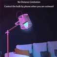 thumbnail image 2 of 2X Tuya E14 Smart Bulb Dimmable Five-Way Spiral Candle Bulb WiFi RGB Bulb Remote Control and Voice Control 9W, 2 of 3