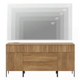 thumbnail image 4 of 63" Reeded Accent Cabinet Set with Doors and Drawers, Modern Credenza Storage Cabinet with Charging Station for Living Room, Kitchen, Dining Room, Hallway, 4 of 9