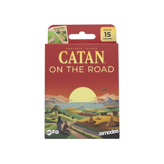 Catan – On the Road Family Strategy Card Game for Ages 10 , from Asmodee