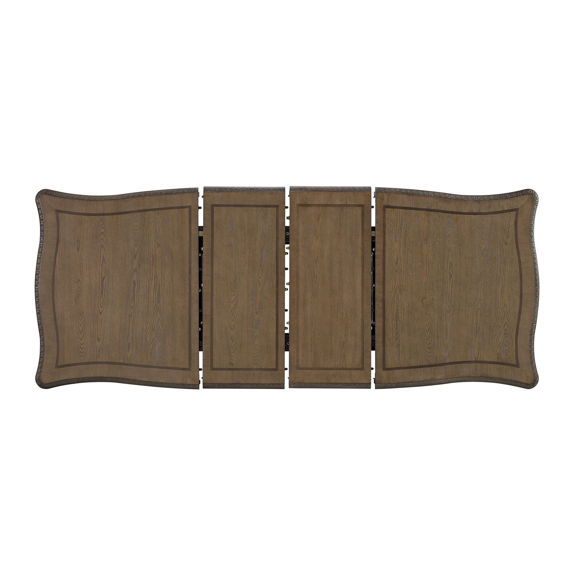 Picket House Furnishings Denali Rectangular Dining Table with 2 Leaves in Walnut