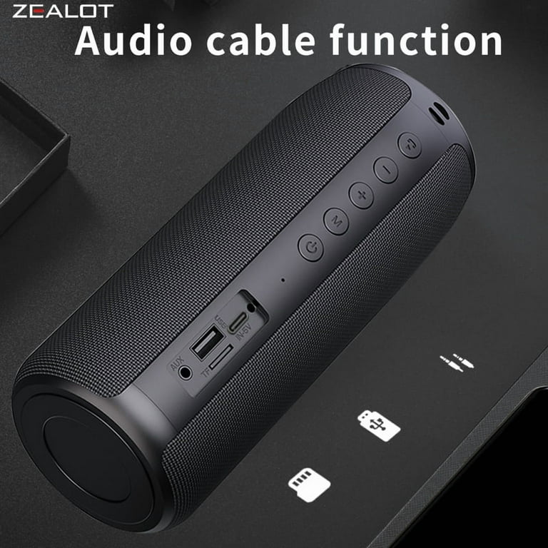 ZEALOT S51 20W wireless speaker, portable dual-speaker subwoofer