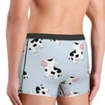 thumbnail image 5 of Balery Cute Farm Cow Men's Boxer Briefs, Soft and Breathable Cotton Underwear with nylon Waistband-Small, 5 of 9