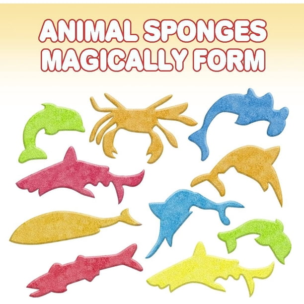 ArtCreativity Magic Growing Sea Animal Capsules – 24-Pack Water