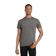 thumbnail image 5 of Gildan Heavy Cotton Pocket T-Shirt, Crewneck Short Sleeve Tee for Men, Workwear Shirts (Charcoal, XL), 5 of 5