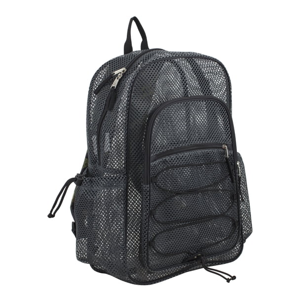 Eastsport Unisex Large Mesh Backpack with Bungee, Graphite - Walmart.com