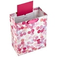thumbnail image 4 of Hallmark Large Gift Bag (Gold Glitter and Pink Watercolor Dots), 4 of 7
