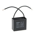 thumbnail image 4 of Uxcell 47x23x41mm 7uF 450V AC 2 Cable CBB61 Ceiling Fan Run Capacitor 2 Pack, 4 of 5