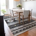 thumbnail image 6 of Addison Rugs Mayfield Washable Southwest Aztec Midnight Rectangle Rug, 10' x 14', 6 of 6
