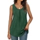 thumbnail image 2 of Camiseta Sin Mangas Para Mujer Sin Mangas Cami Tops Moda Chaleco Sólido Camiseta Blusa Cuello Redondo Casual Odeerbi  ODB157006, 2 of 9