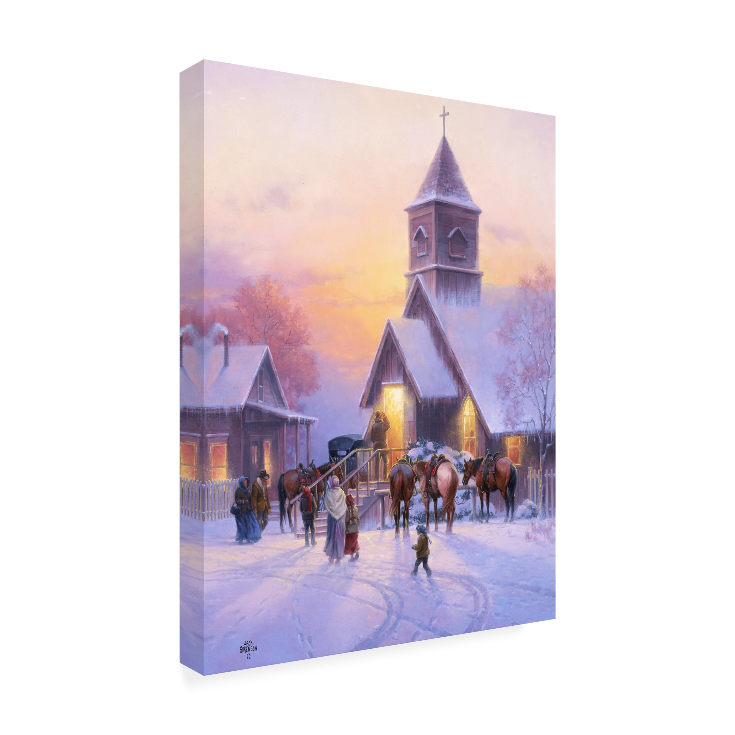 Jack Sorenson 'Sunday Service' Canvas Art
