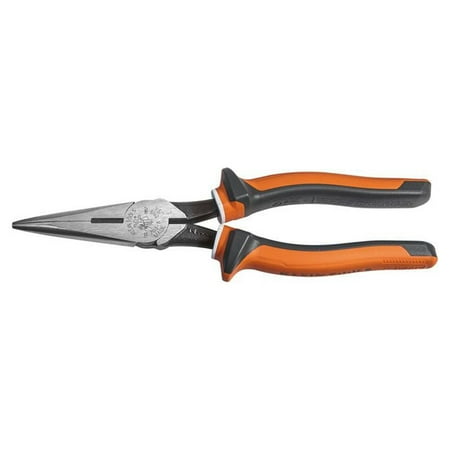 UPC: 0092644710476 | Klein Tools 2038EINS 8 in. Slim Insulated Long Nose Side Cutter Pliers